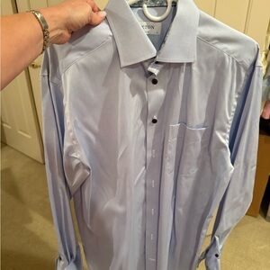 Eton Men's Sky Blue Dress Shirt